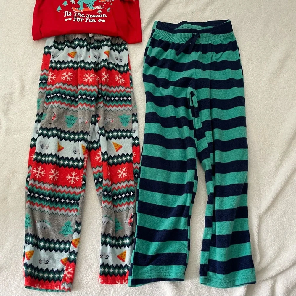 Boys Cat & Jack Christmas Pajama set small 6/7